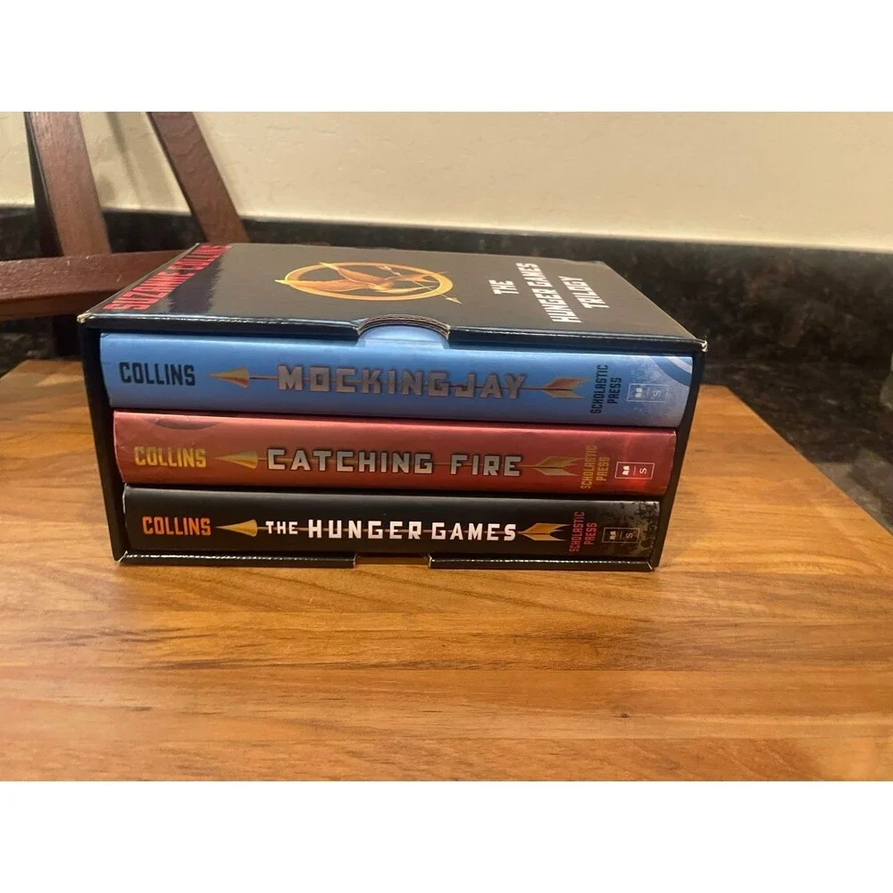 Hardcover Hunger Games Trilogy Series- 3 Books By Suzanne Collins